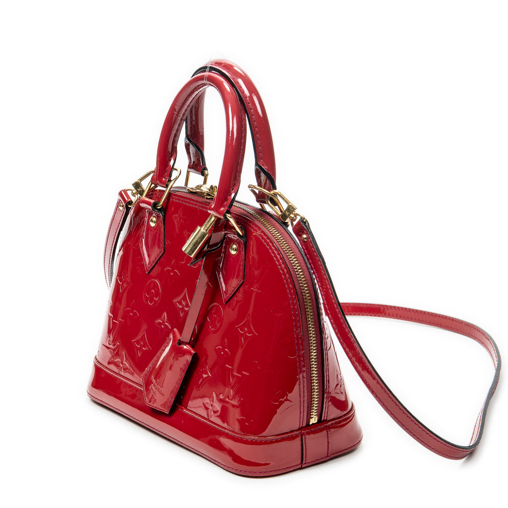 Shoulder Bag Alma BB Indian Rose Monogram Vernis