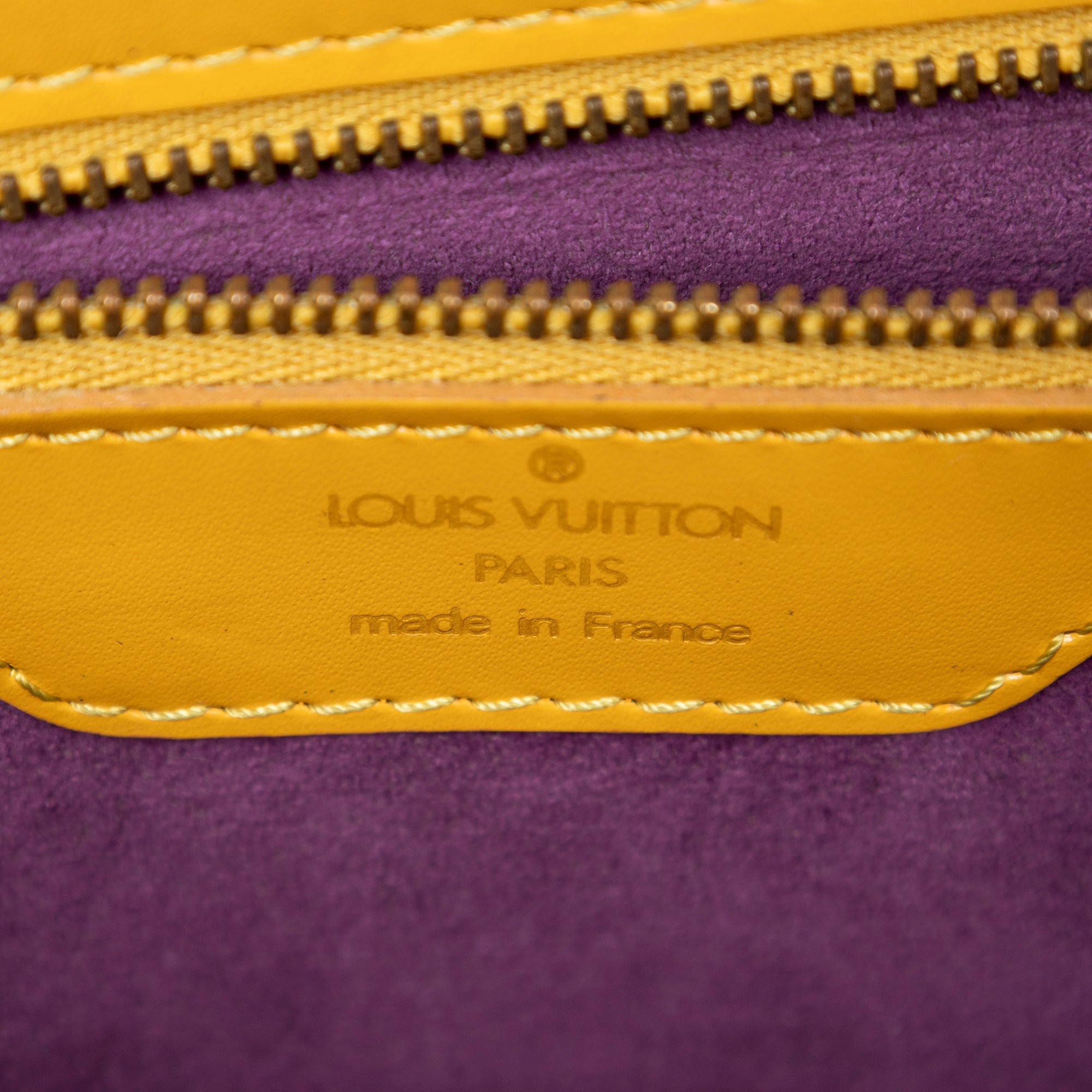 Shoulder Bag St-Jacques Shopping GM Yellow Epi