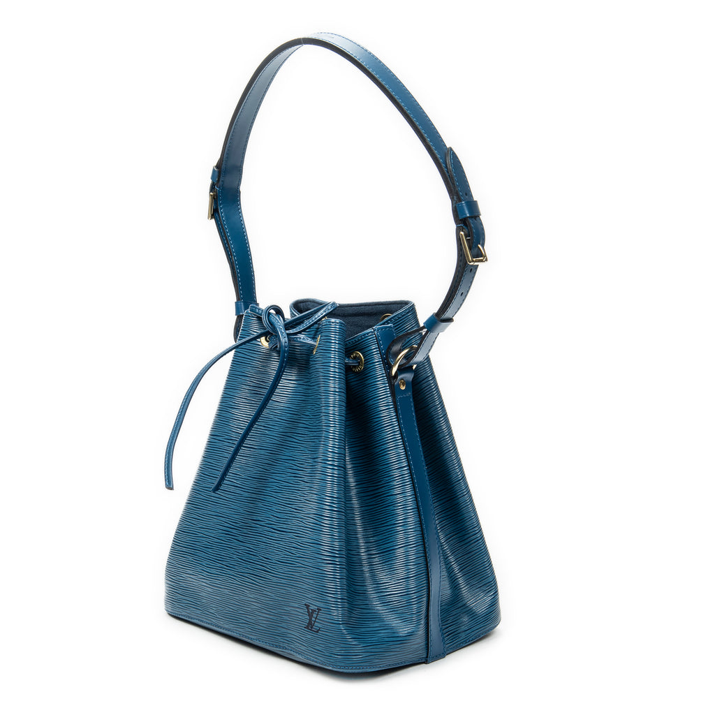 Shoulder Bag Noe PM Blue Epi