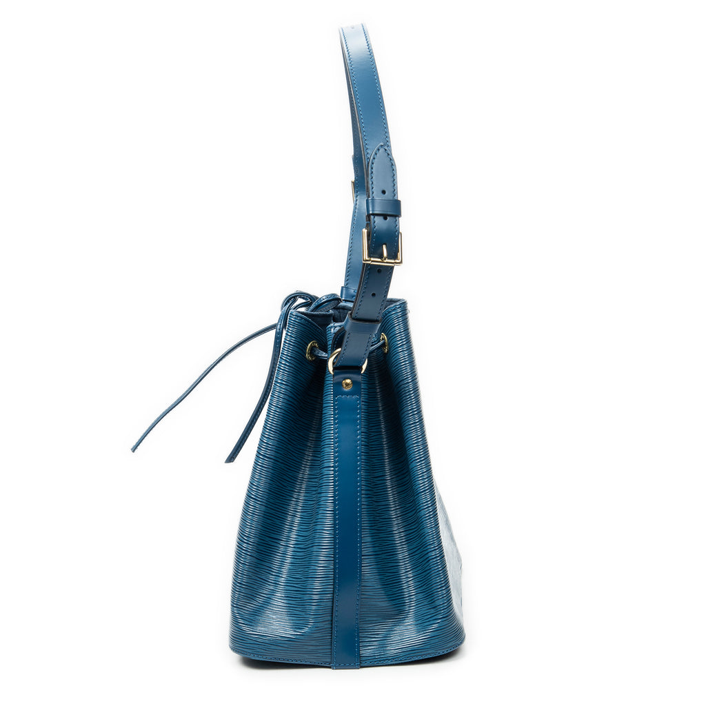 Shoulder Bag Noe PM Blue Epi