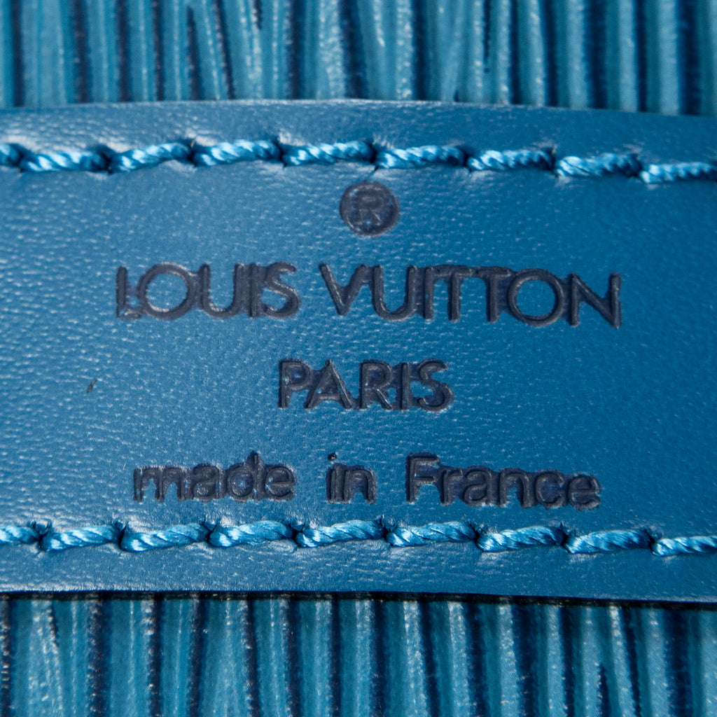 Shoulder Bag Noe PM Blue Epi
