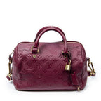 Shoulder Bag Speedy Bandouliere 25 Raisin Monogram Empreinte