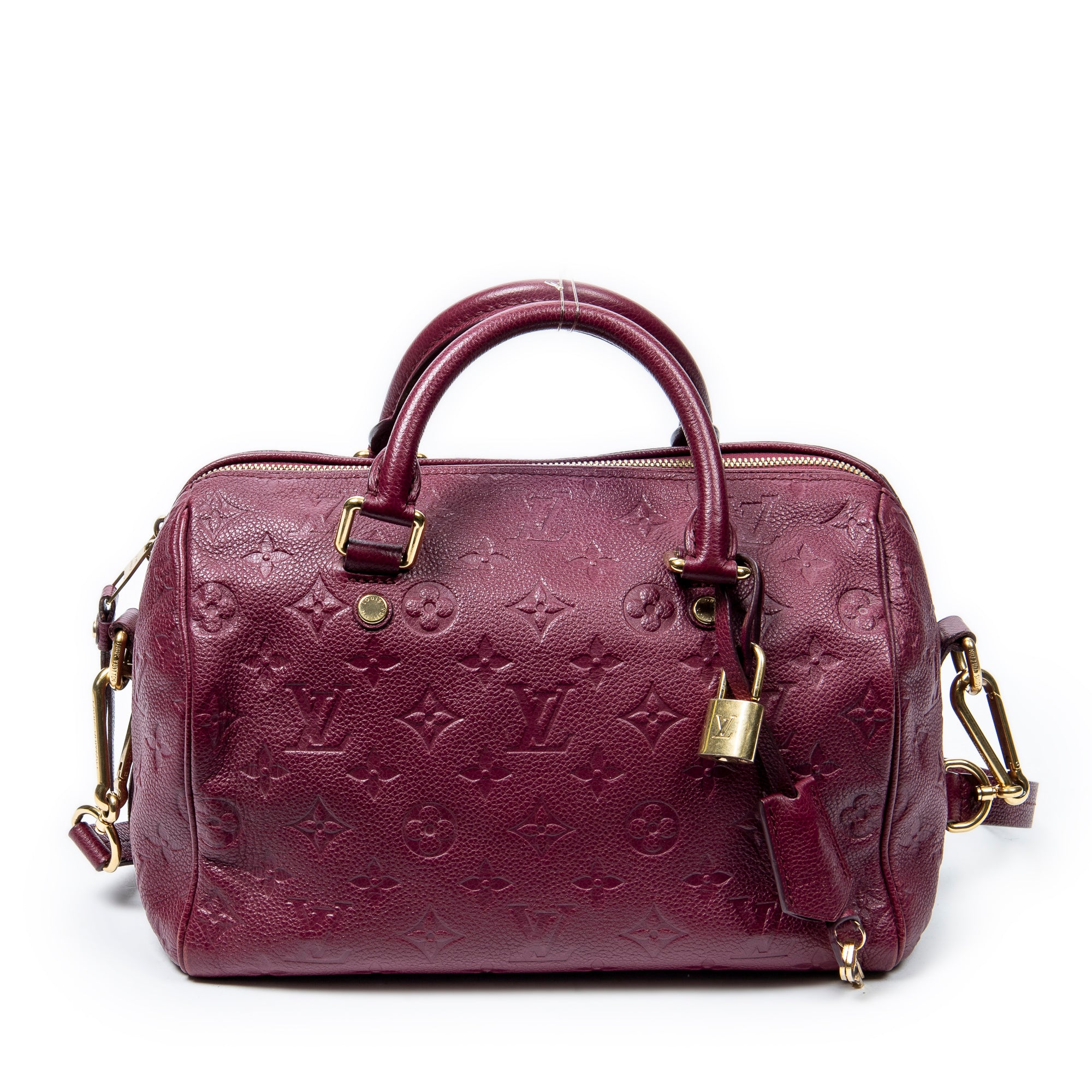 Shoulder Bag Speedy Bandouliere 25 Raisin Monogram Empreinte