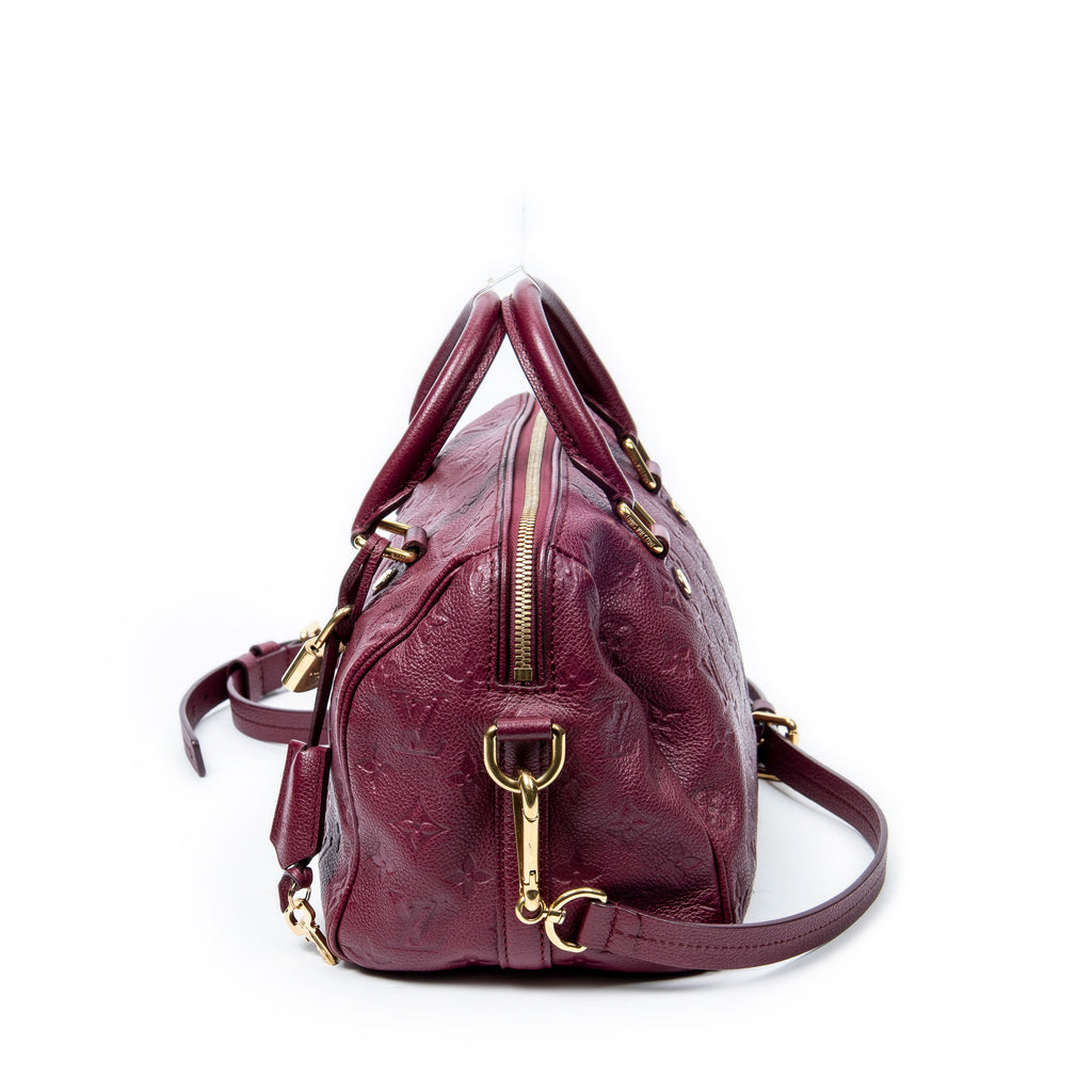 Shoulder Bag Speedy Bandouliere 25 Raisin Monogram Empreinte
