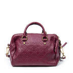 Shoulder Bag Speedy Bandouliere 25 Raisin Monogram Empreinte