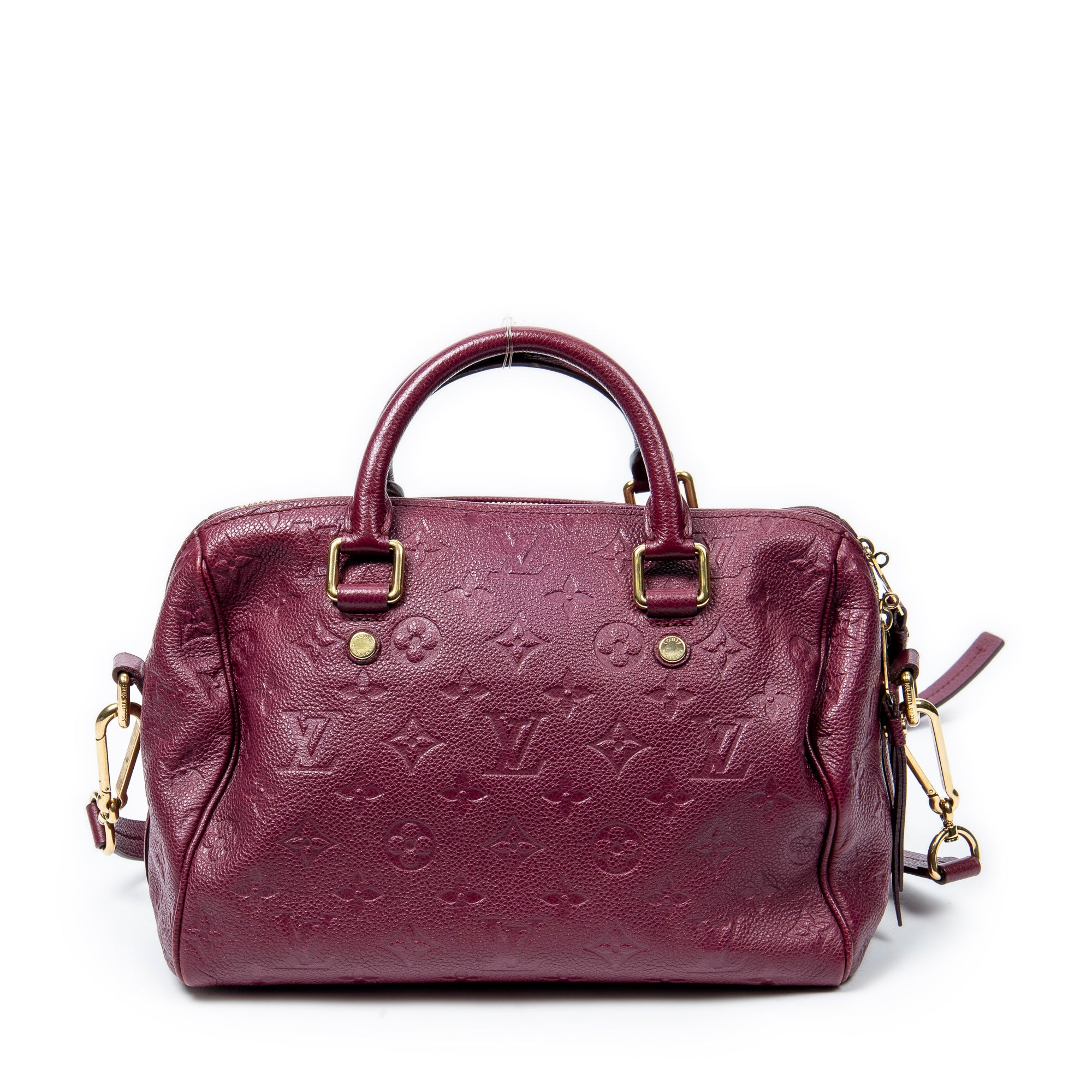 Shoulder Bag Speedy Bandouliere 25 Raisin Monogram Empreinte