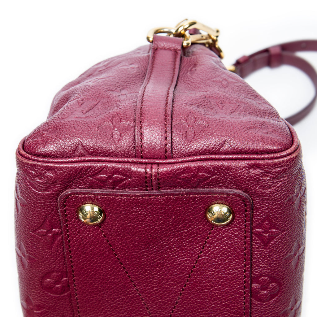 Shoulder Bag Speedy Bandouliere 25 Raisin Monogram Empreinte