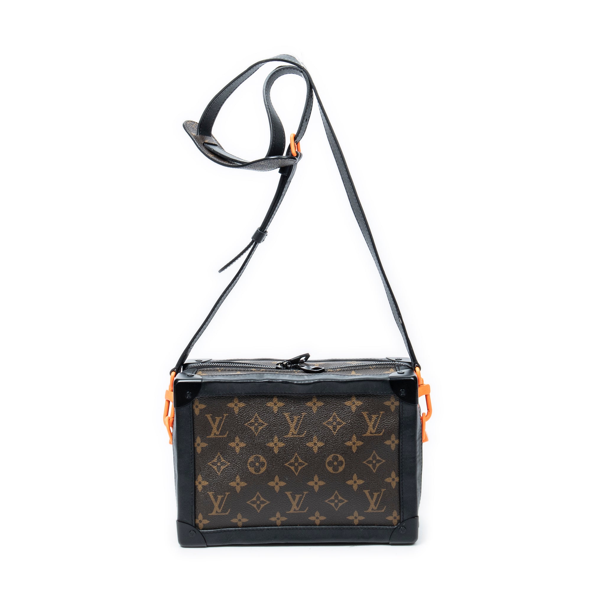 Shoulder Bag Solar Ray Soft Trunk Brown Monogram Canvas