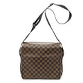 Shoulder Bag Naviglio Brown Damier Ebene