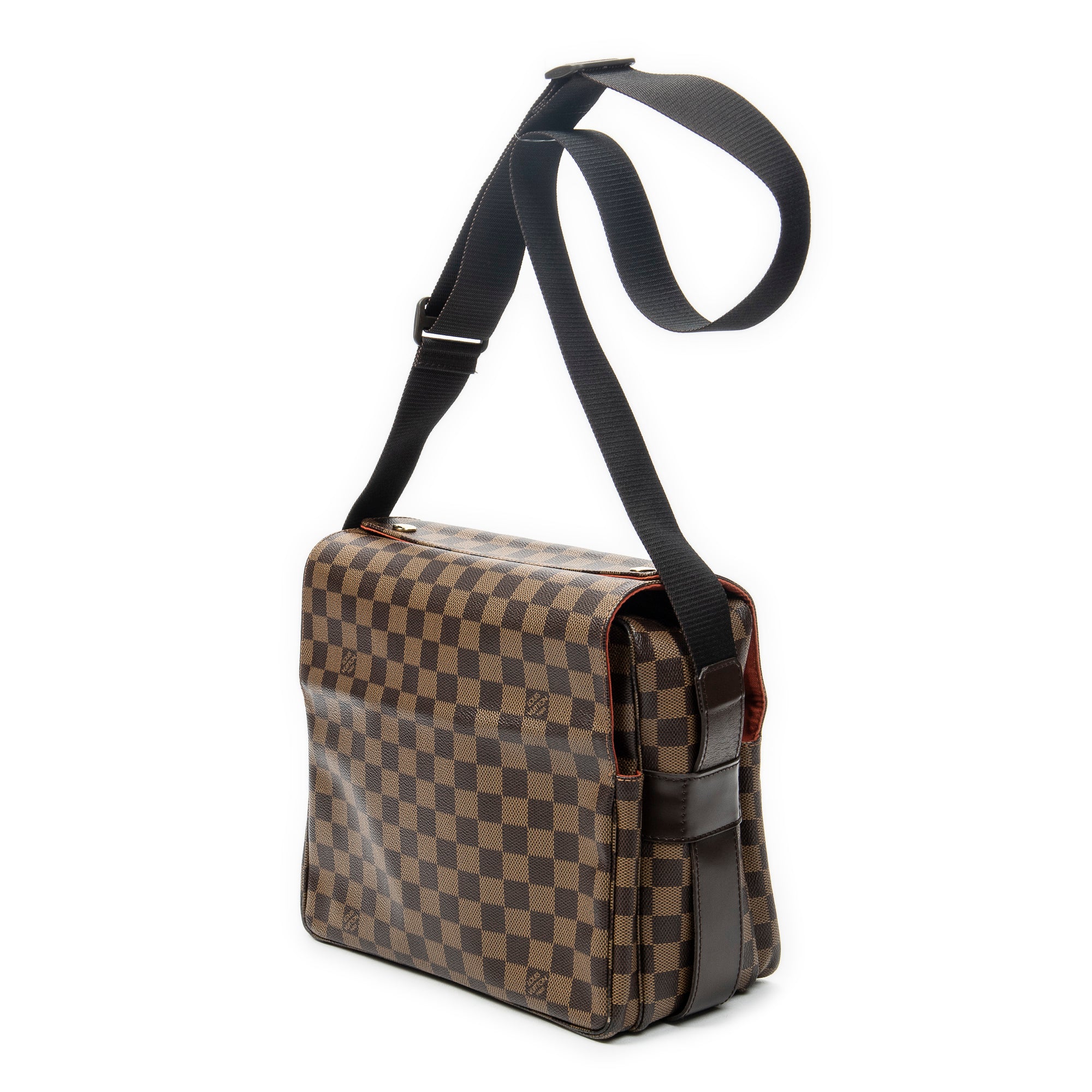 Shoulder Bag Naviglio Brown Damier Ebene