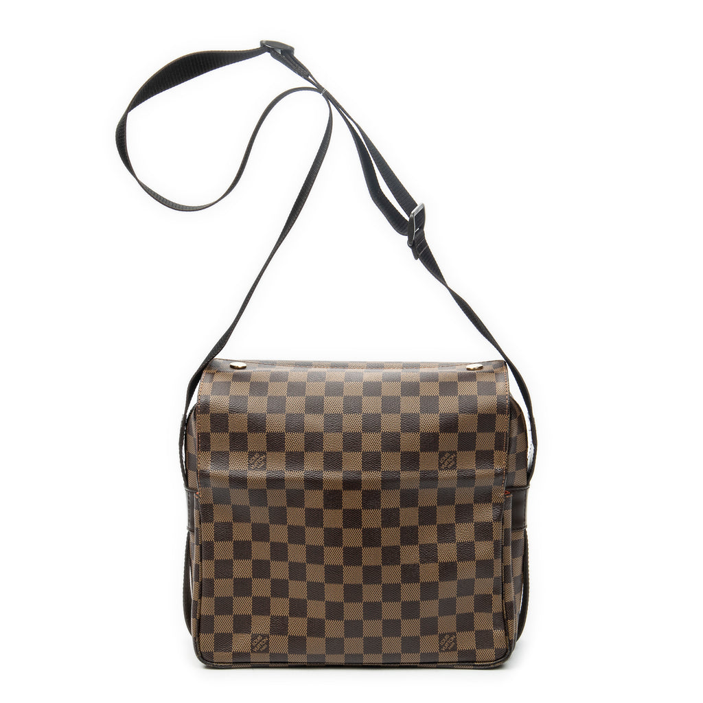 Shoulder Bag Naviglio Brown Damier Ebene