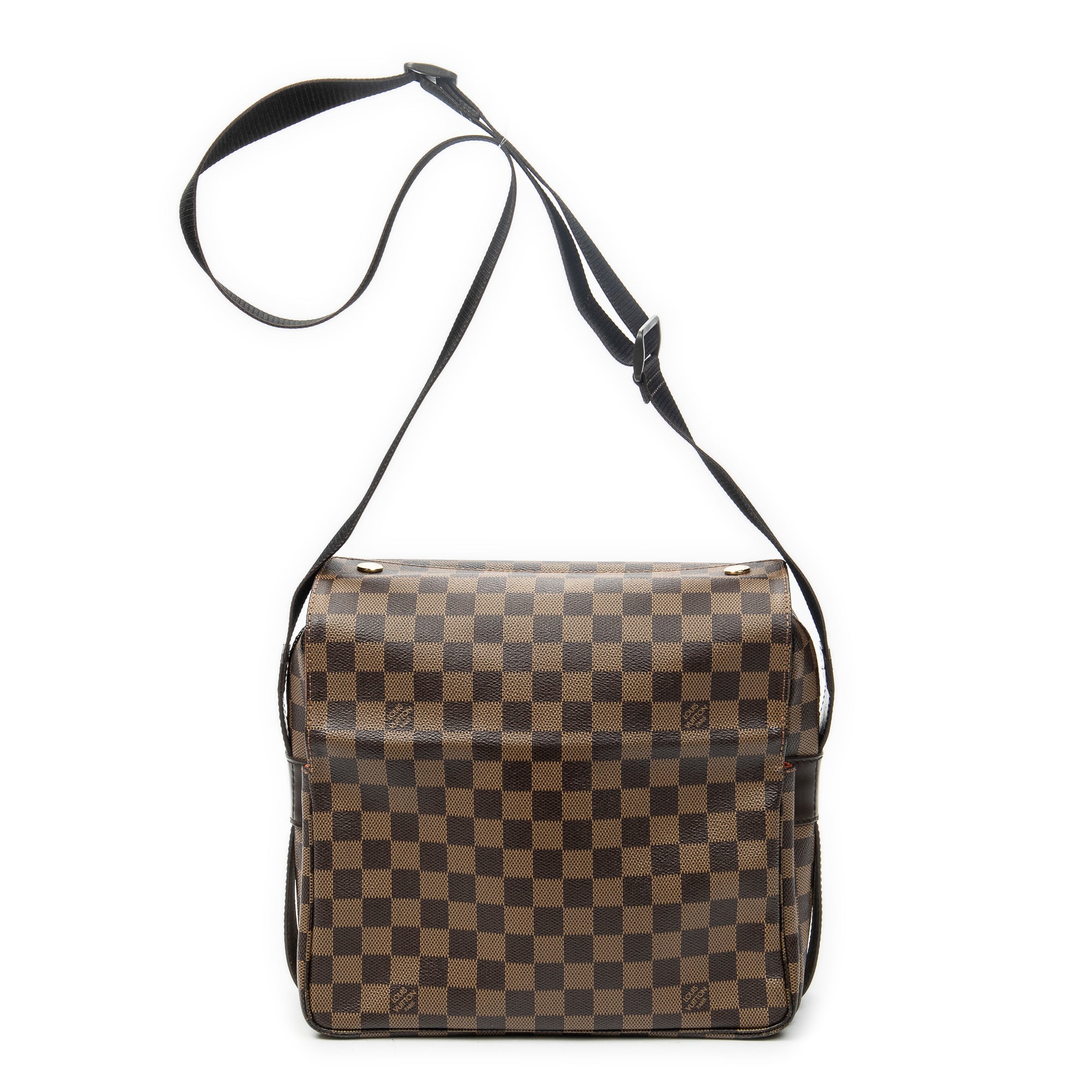 Shoulder Bag Naviglio Brown Damier Ebene
