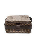 Shoulder Bag Naviglio Brown Damier Ebene