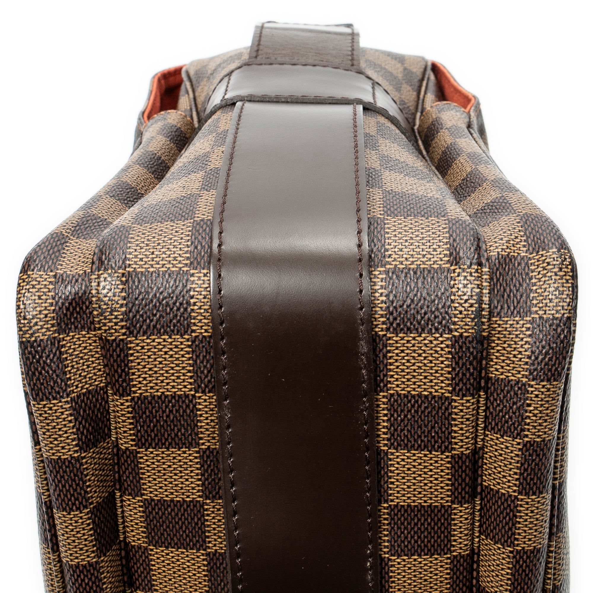 Shoulder Bag Naviglio Brown Damier Ebene
