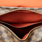Shoulder Bag Naviglio Brown Damier Ebene