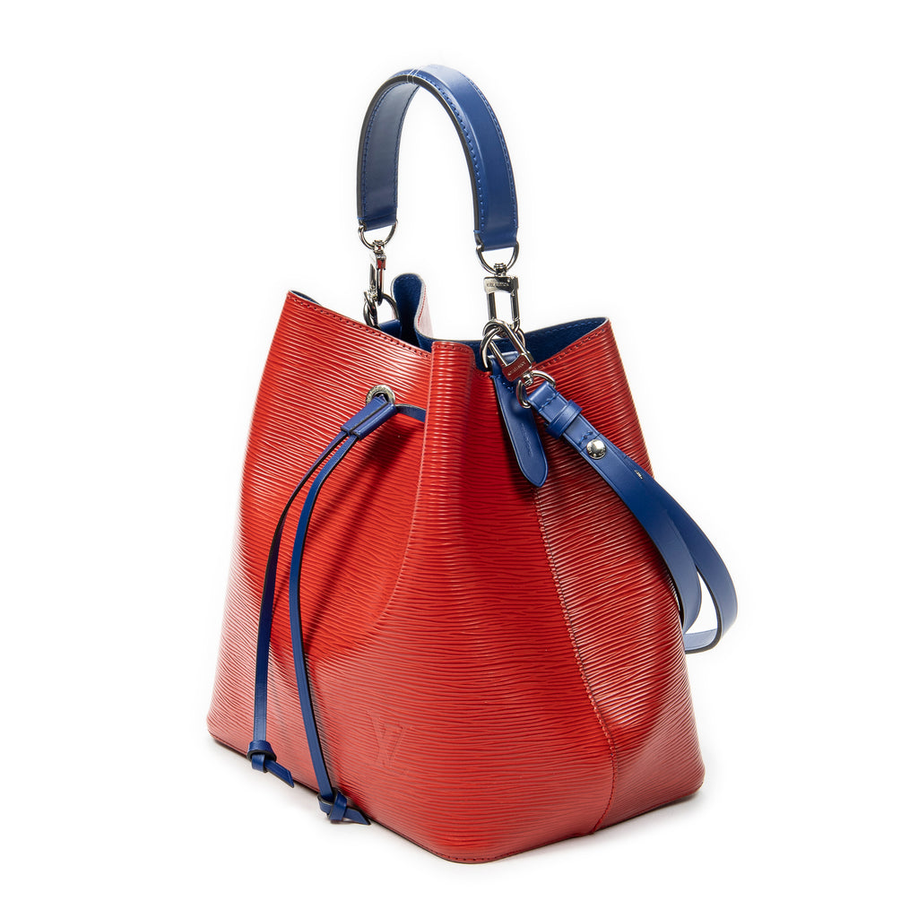 Shoulder Bag Neonoe Bicolor MM Red Epi