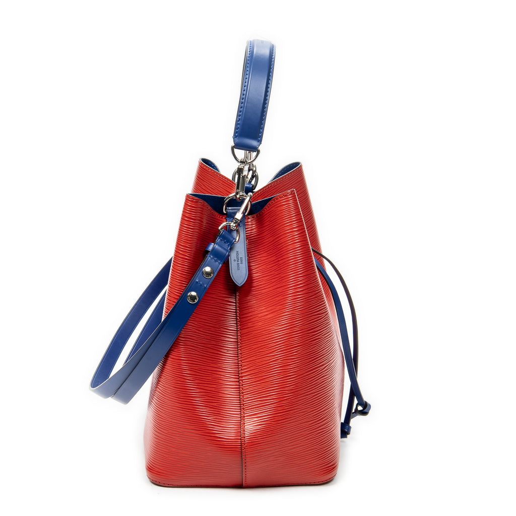 Shoulder Bag Neonoe Bicolor MM Red Epi