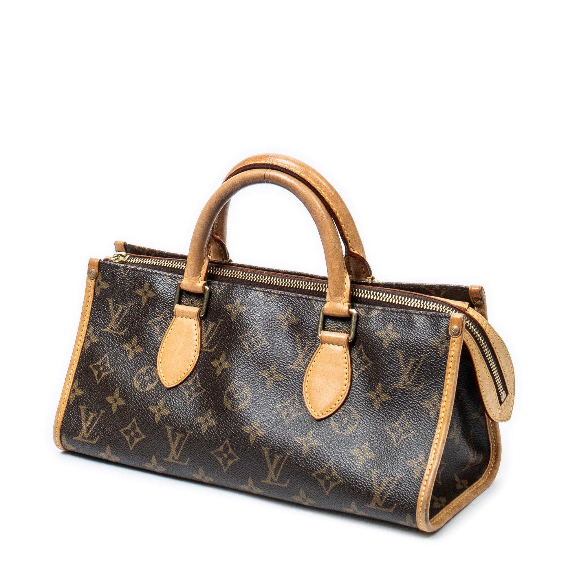 Handbag Popincourt Long Brown Monogram Canvas