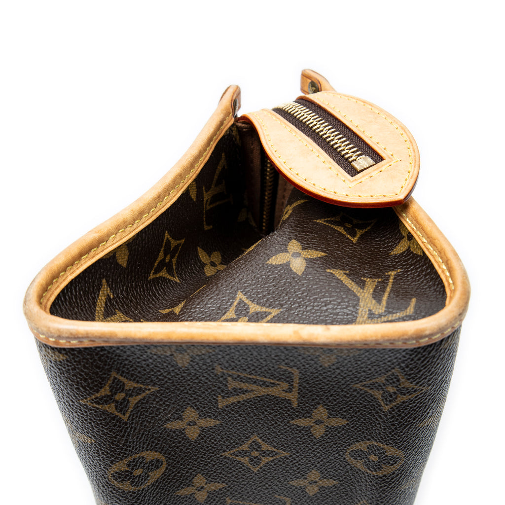 Handbag Popincourt Long Brown Monogram Canvas