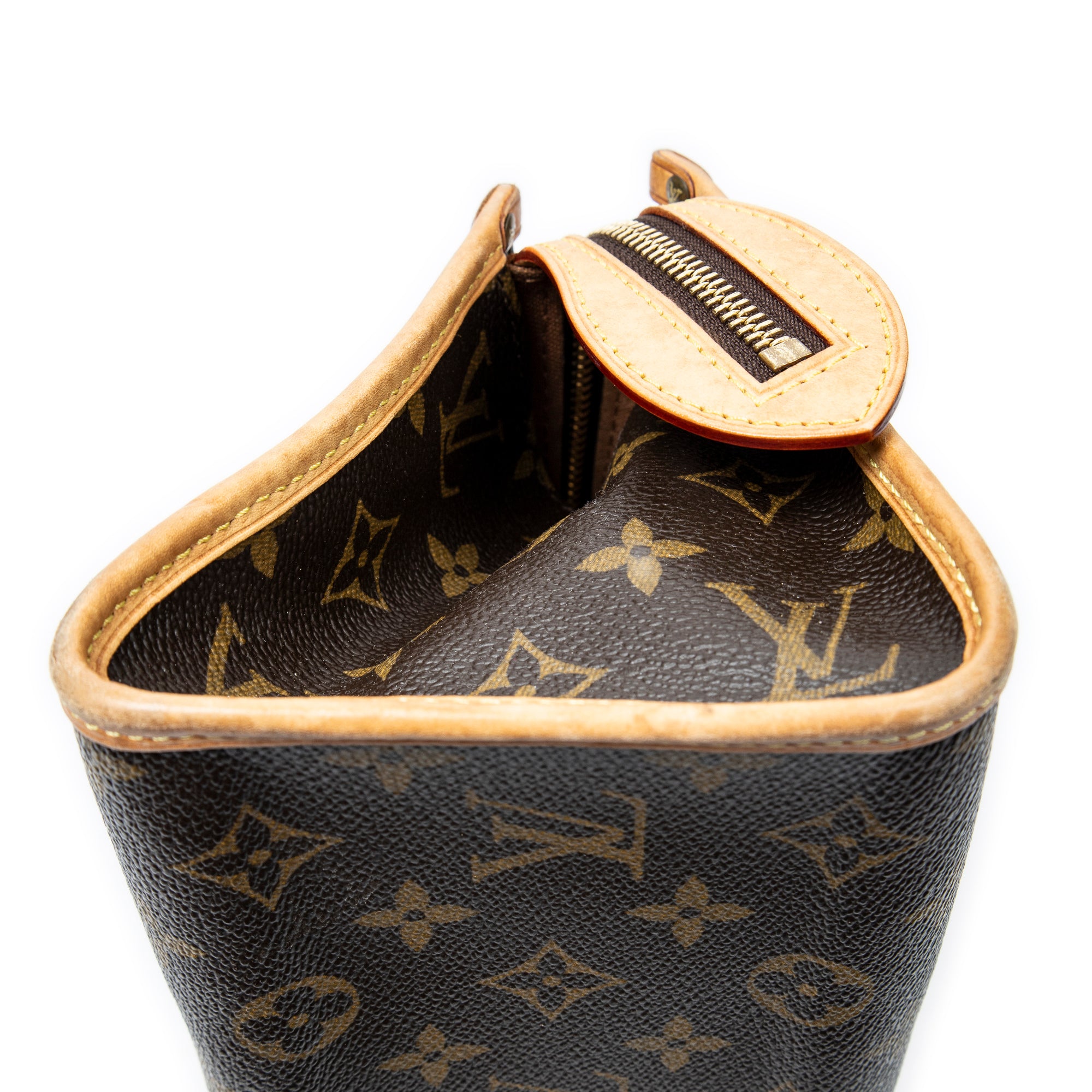 Handbag Popincourt Long Brown Monogram Canvas