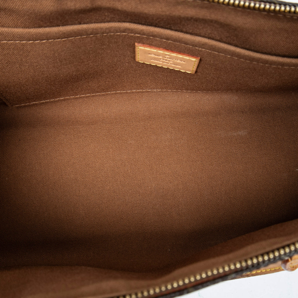 Handbag Popincourt Long Brown Monogram Canvas