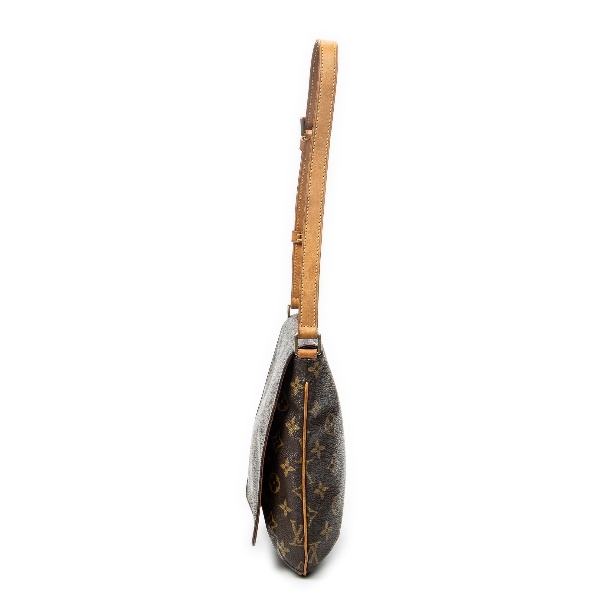 Shoulder Bag Musette Salsa Brown Monogram Canvas