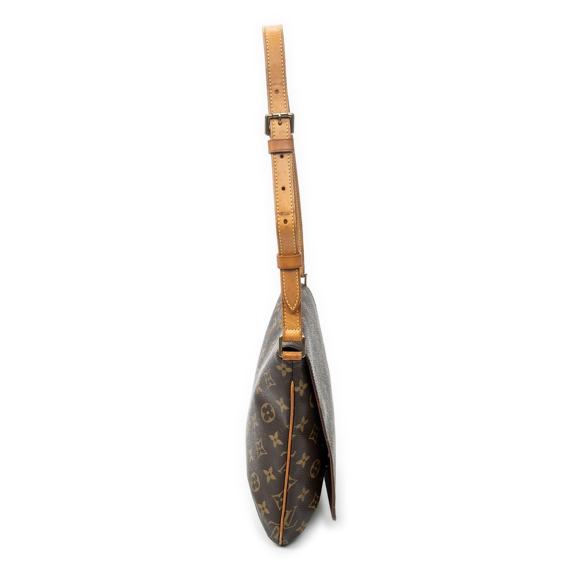 Shoulder Bag Musette Salsa Brown Monogram Canvas