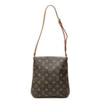 Shoulder Bag Musette Salsa Brown Monogram Canvas