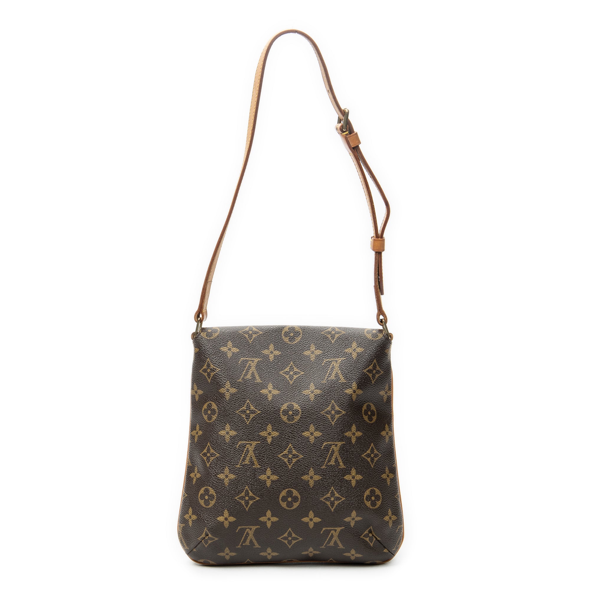 Shoulder Bag Musette Salsa Brown Monogram Canvas