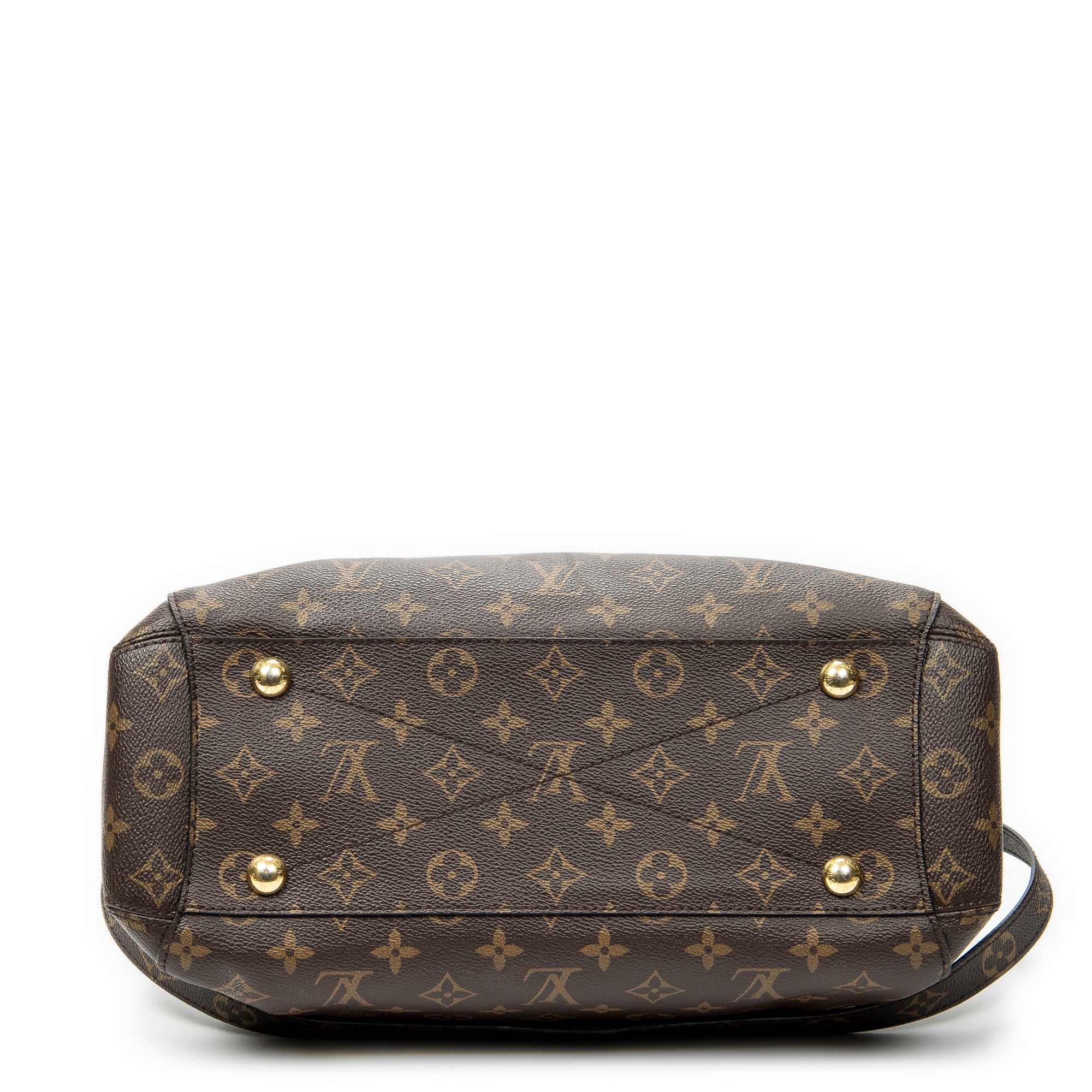 Shoulder Bag Montaigne MM Brown Monogram Canvas