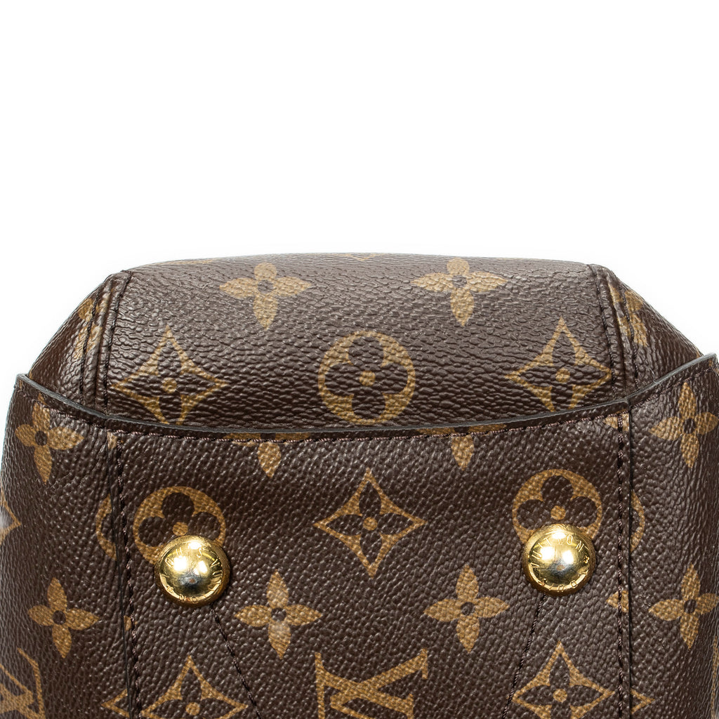 Shoulder Bag Montaigne MM Brown Monogram Canvas