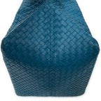 Shoulder Bag Cube Shoulder Bag Blue Intrecciato Leather