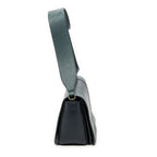 Shoulder Bag Medium Frame Crossbody Navy Calfskin Leather