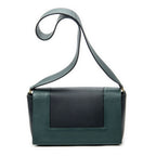 Shoulder Bag Medium Frame Crossbody Navy Calfskin Leather
