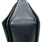 Shoulder Bag Medium Frame Crossbody Navy Calfskin Leather