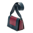 Shoulder Bag Medium Frame Crossbody Plum Calfskin Leather