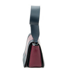Shoulder Bag Medium Frame Crossbody Plum Calfskin Leather