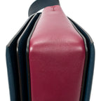 Shoulder Bag Medium Frame Crossbody Plum Calfskin Leather