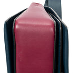 Shoulder Bag Medium Frame Crossbody Plum Calfskin Leather