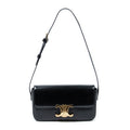 Shoulder Bag Claude Black Smooth Calfskin Leather