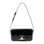 Shoulder Bag Claude Black Smooth Calfskin Leather