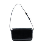 Shoulder Bag Claude Black Smooth Calfskin Leather