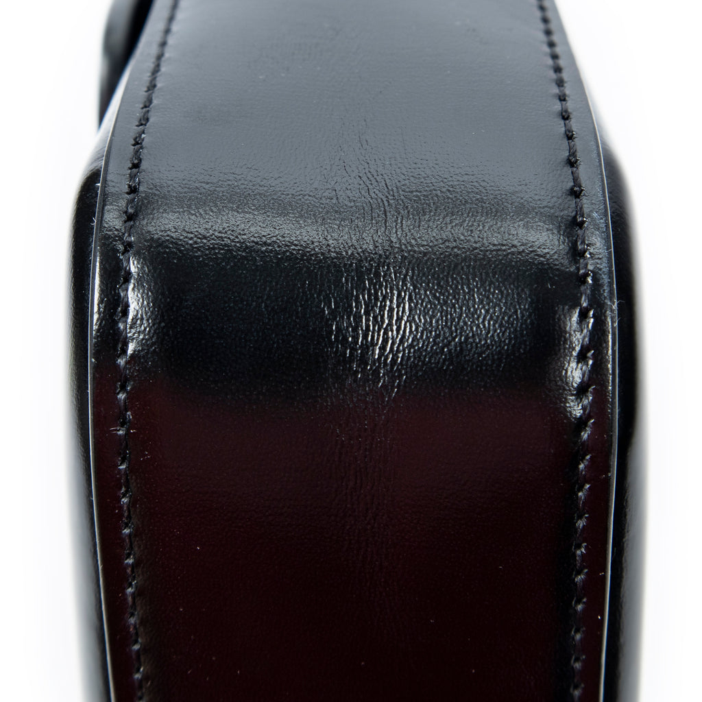 Shoulder Bag Claude Black Smooth Calfskin Leather