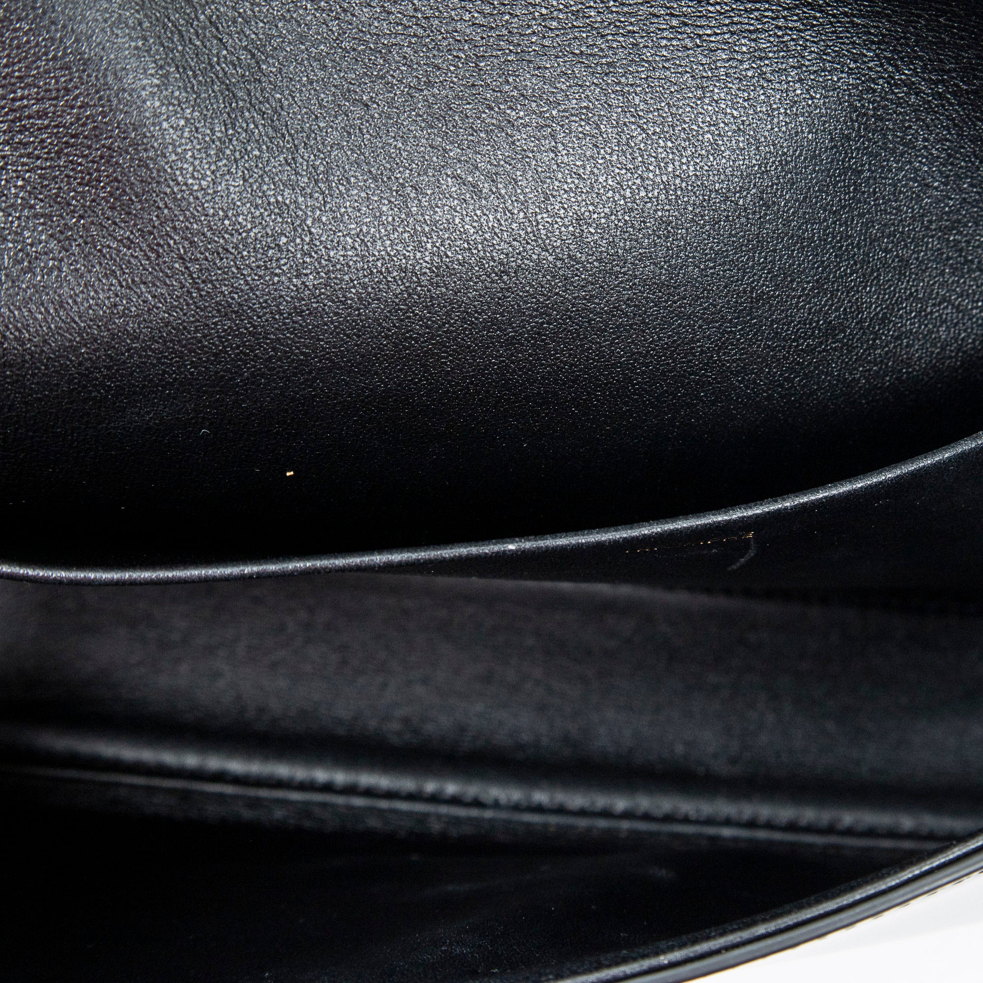 Shoulder Bag Claude Black Smooth Calfskin Leather