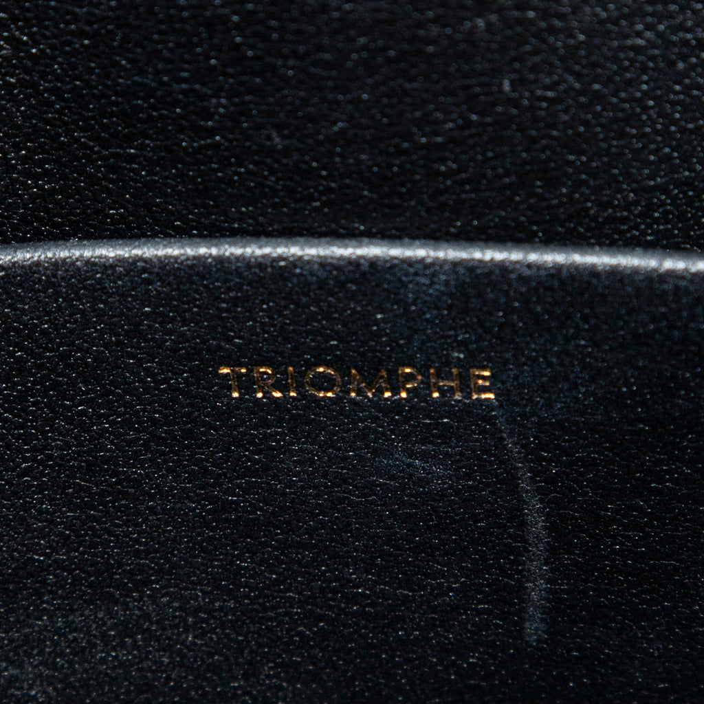 Shoulder Bag Claude Black Smooth Calfskin Leather