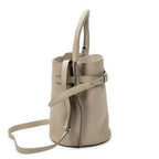 Shoulder Bag Nano Bucket Big Bag Greige Grained Calfskin Leather