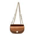Shoulder Bag Georgia Convertible Belt Bag Brown Quilted Calfskin Leather