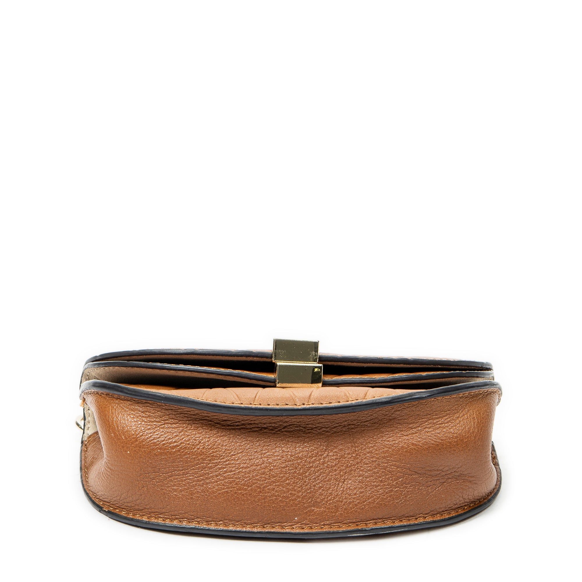 Shoulder Bag Georgia Convertible Belt Bag Brown Quilted Calfskin Leather