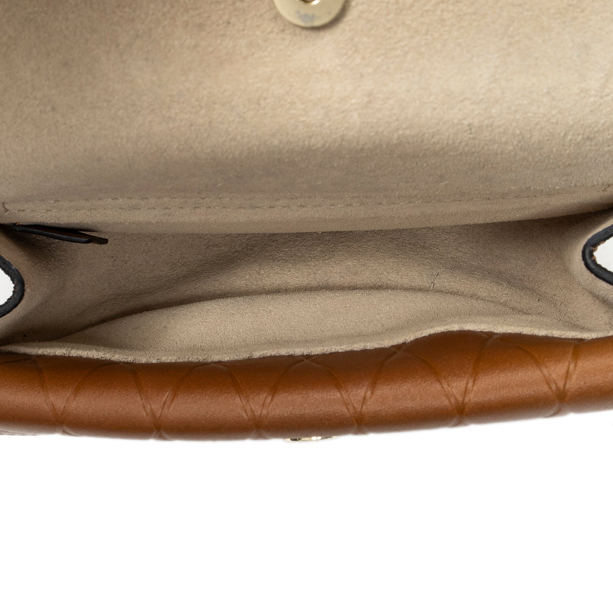 Shoulder Bag Georgia Convertible Belt Bag Brown Quilted Calfskin Leather
