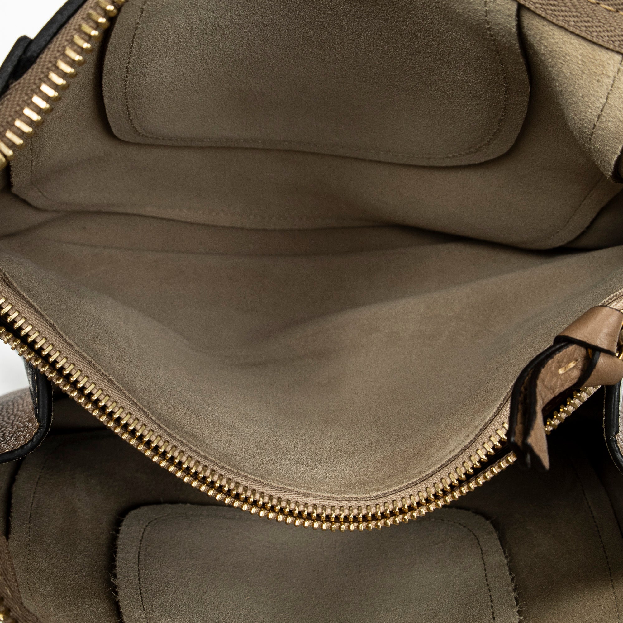 Shoulder Bag Medium Hayley Hobo Tan Grained Calfskin Leather